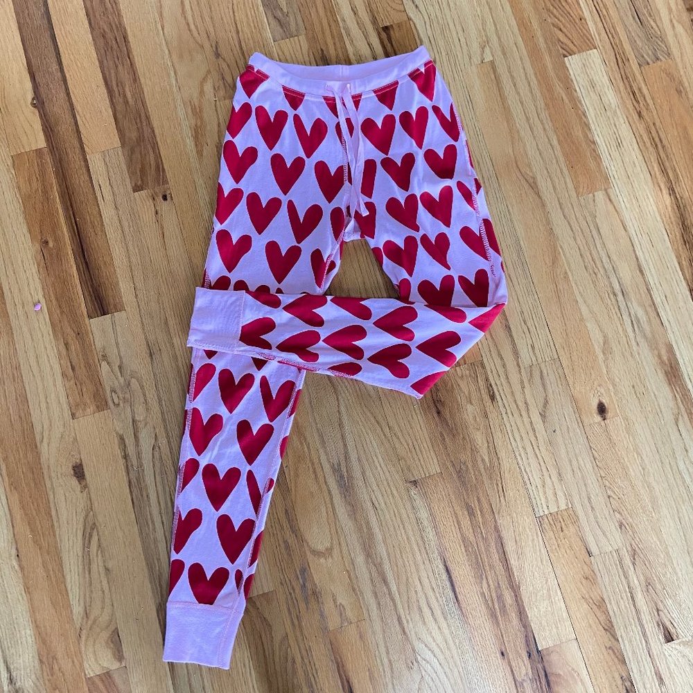 Hanna Andersson Heart Long John Pajama Pants